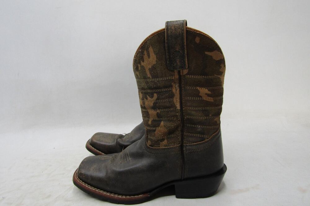Dan Post Little Kids Youth 13.5 M Brown Leather Cowboy Western Boots